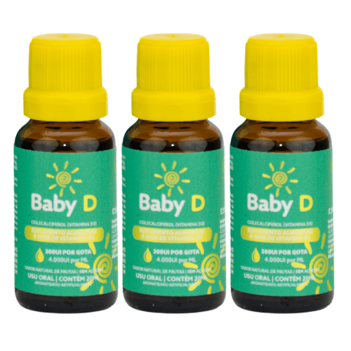 Baby D 20ml - Suplemento alimentar à base de Vitamina D3