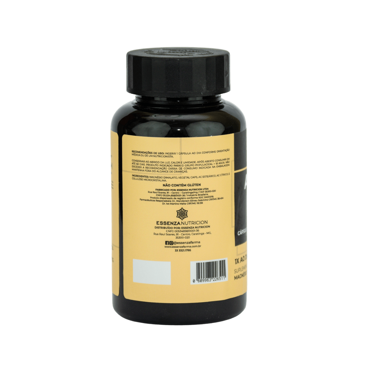 Alato 400 60 cápsulas - Magnésio Dimalato para Gestantes e Mamães - Linha Baby Essence
