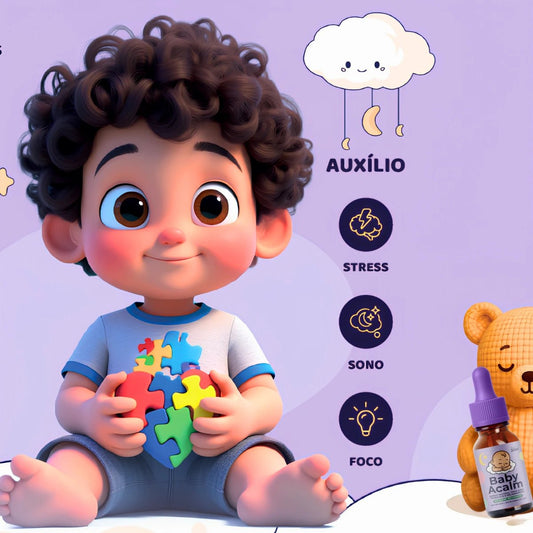 Baby Acalm 30ml - Auxílio Natural para Sono Profundo, Relaxamento e Equilíbrio Emocional - Linha Baby Essence