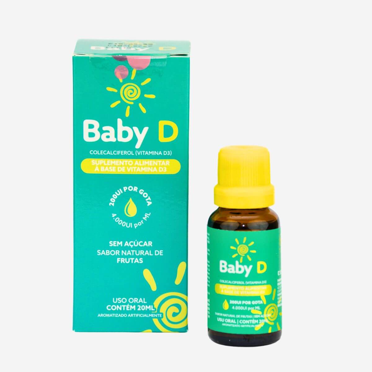 Baby D 20ml - Suplemento alimentar à base de Vitamina D3