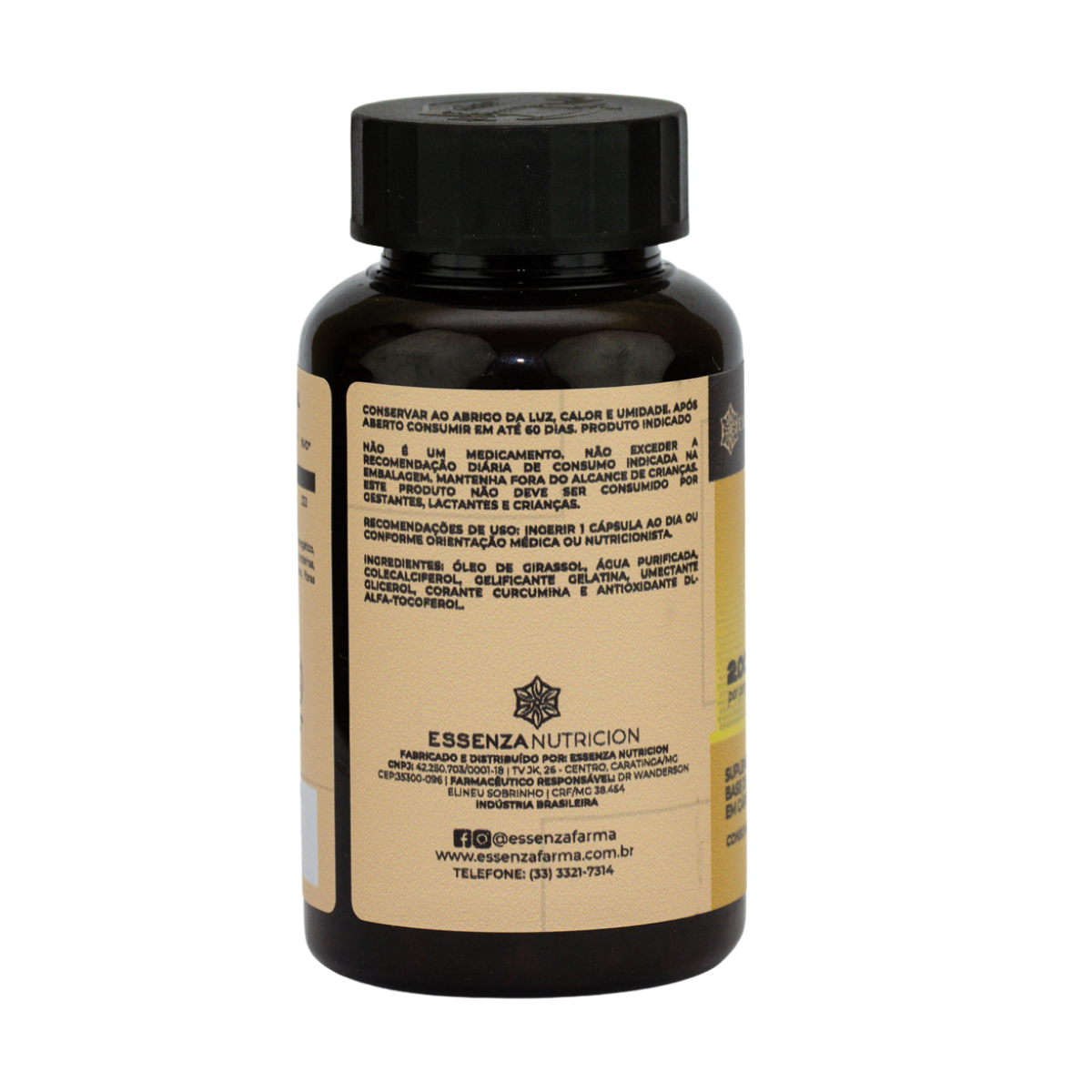 DTRESS Vitamina D3 2000 UI 60 cápsulas - Suporte Imunológico e Ósseo para Mamães e Gestantes