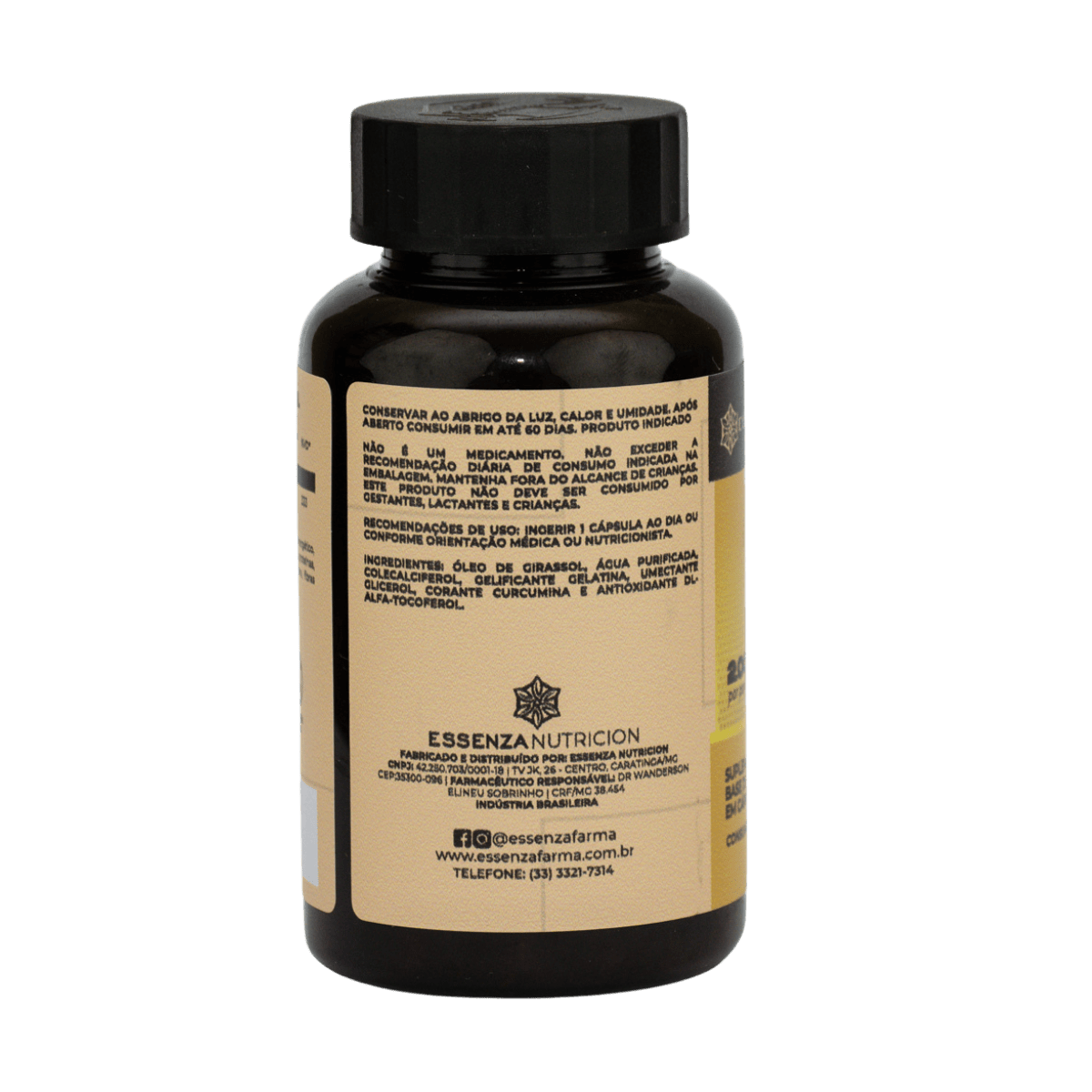 DTRESS Vitamina D3 2000 UI 60 cápsulas - Suporte Imunológico e Ósseo para Mamães e Gestantes - Linha Baby Essence