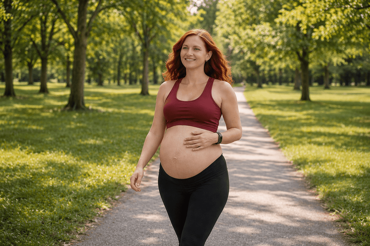 Caminhar na gravidez: um hábito simples que transforma a saúde da mãe e do bebê - Linha Baby Essence