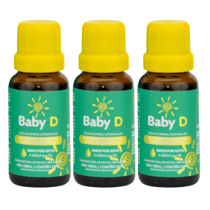 Baby D 20ml - Suplemento alimentar à base de Vitamina D3
