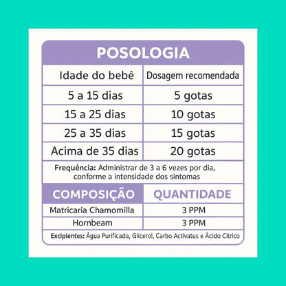Baby Essence 30ml – Alívio da Cólica, Gases, Refluxo e Disquesia