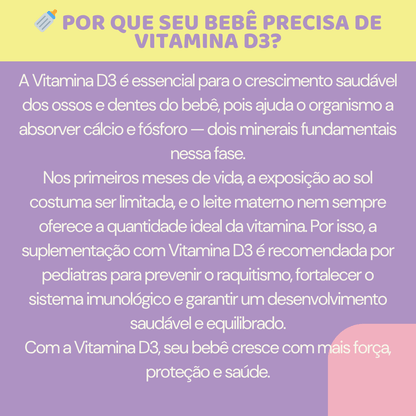 BabyFer 60ml - Suplemento alimentar de Ferro Albion, Zinco Albion e Vitaminas A e D