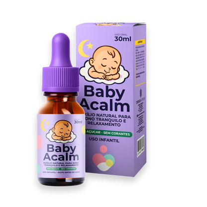 Baby Acalm 30ml - Auxílio Natural para Sono Profundo e Bebê Calmo