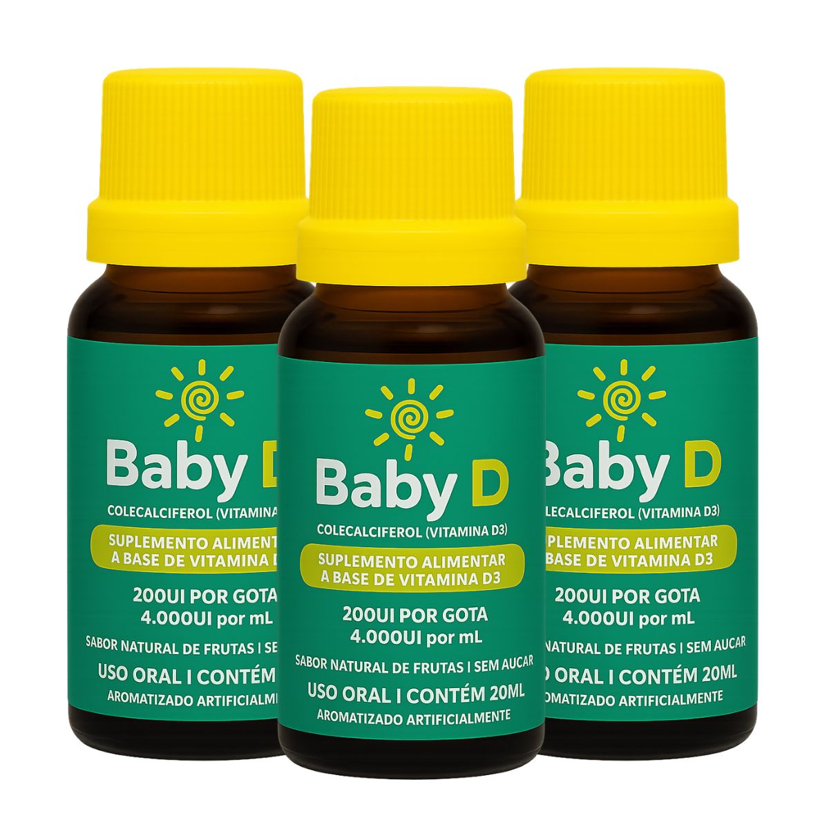 Baby D 20ml - Suplemento alimentar à base de Vitamina D3