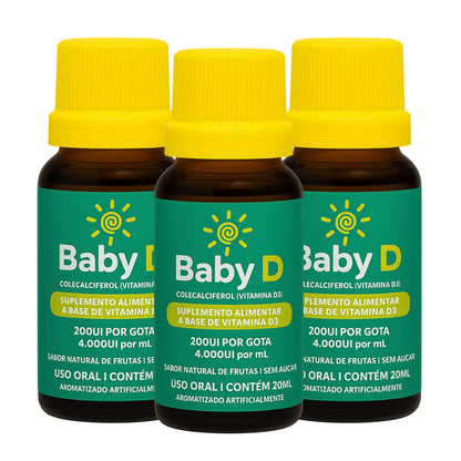 Baby D 20ml - Suplemento alimentar à base de Vitamina D3