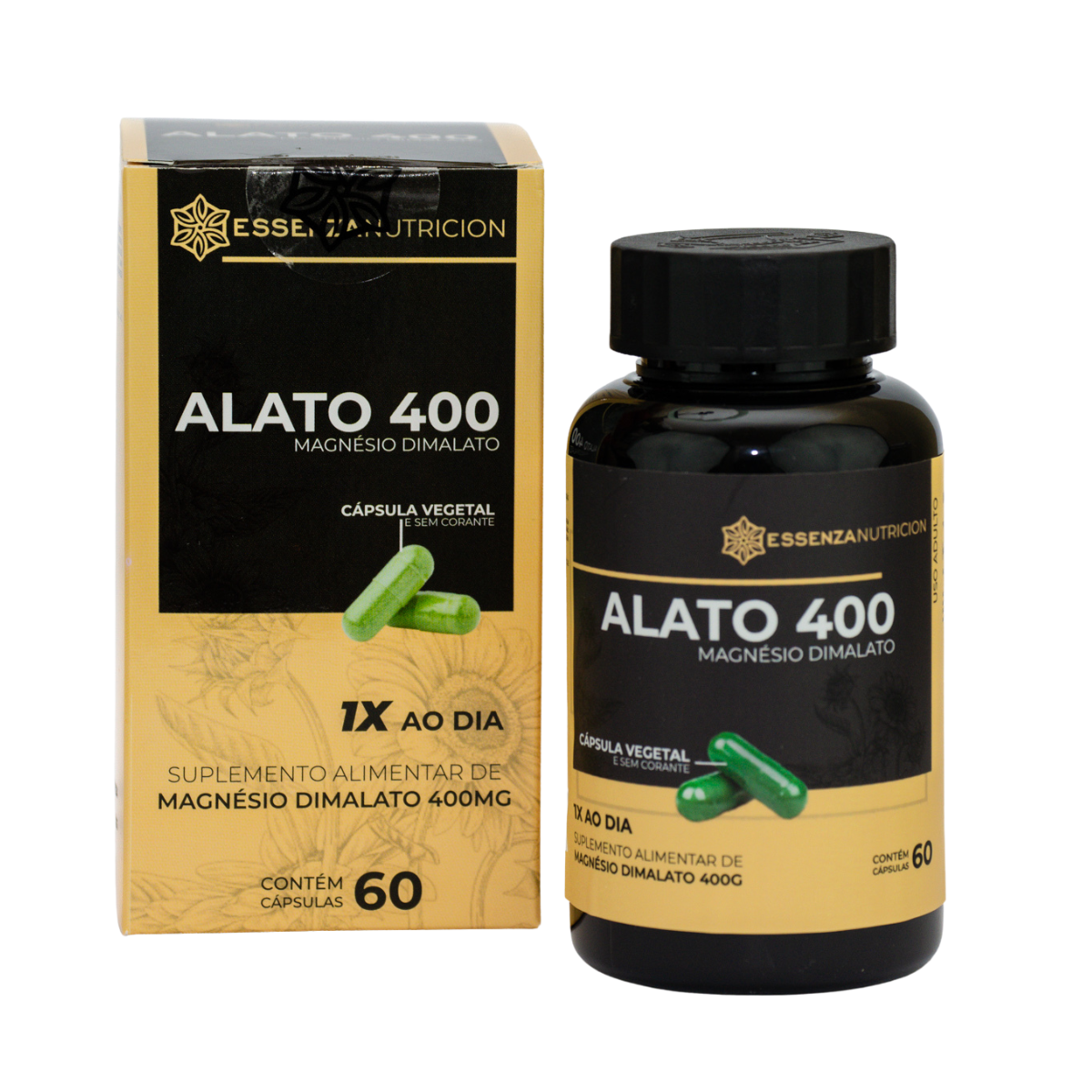 Alato 400 60 cápsulas - Magnésio Dimalato para Gestantes e Mamães