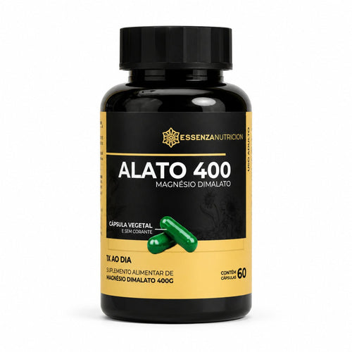 Alato 400 60 cápsulas - Magnésio Dimalato para Gestantes e Mamães - Linha Baby Essence