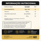 Ascorb Z Vitamina C + Zinco 60 Cápsulas - Imunidade e suporte nutricional para mamães e gestantes - Linha Baby Essence