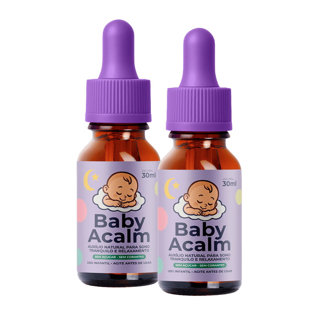Baby Acalm 30ml - Auxílio Natural para Sono Profundo, Relaxamento e Equilíbrio Emocional - Linha Baby Essence