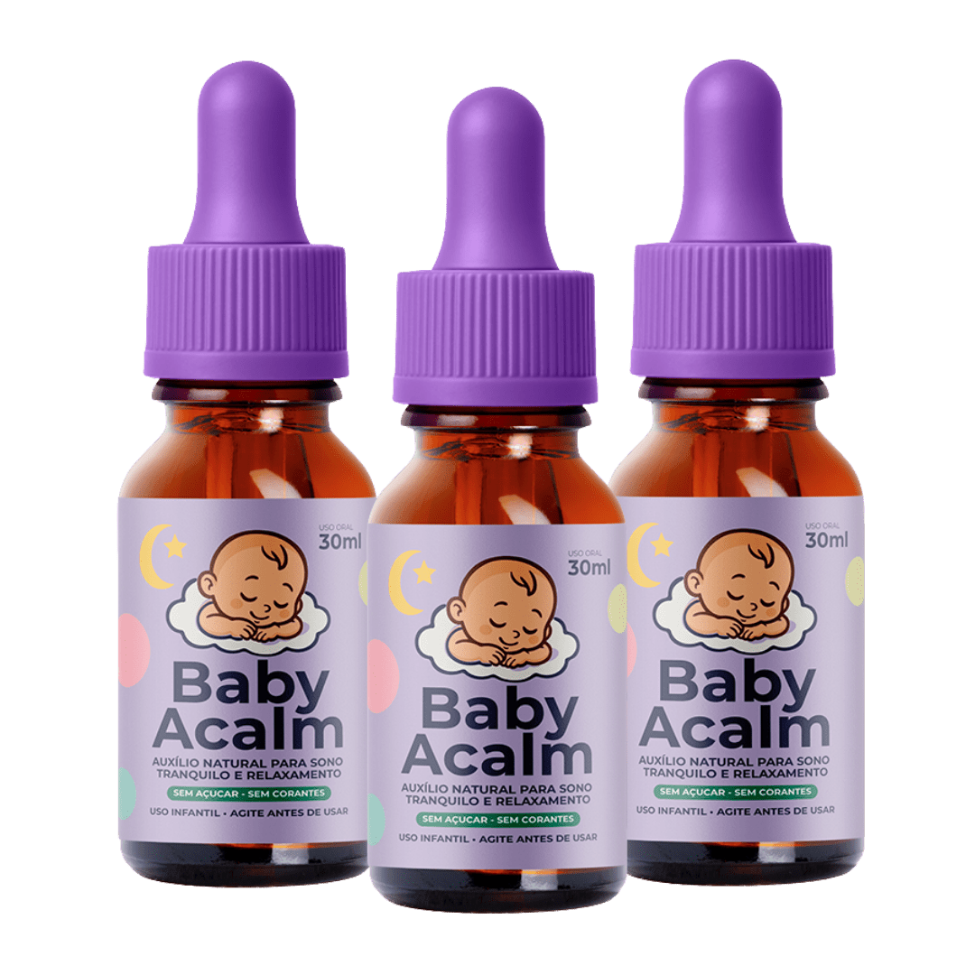 Baby Acalm 30ml - Auxílio Natural para Sono Profundo, Relaxamento e Equilíbrio Emocional - Linha Baby Essence