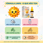 Baby DK 20ml - Vitamina D3 2000 UI + K2 120 MCG - Sabor Laranja - Linha Baby Essence