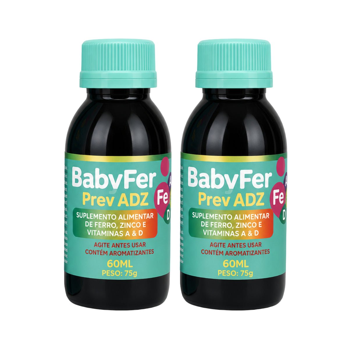 Baby Fer 60ml - Suplemento alimentar de Ferro Albion, Zinco Albion e Vitaminas A e D - Linha Baby Essence