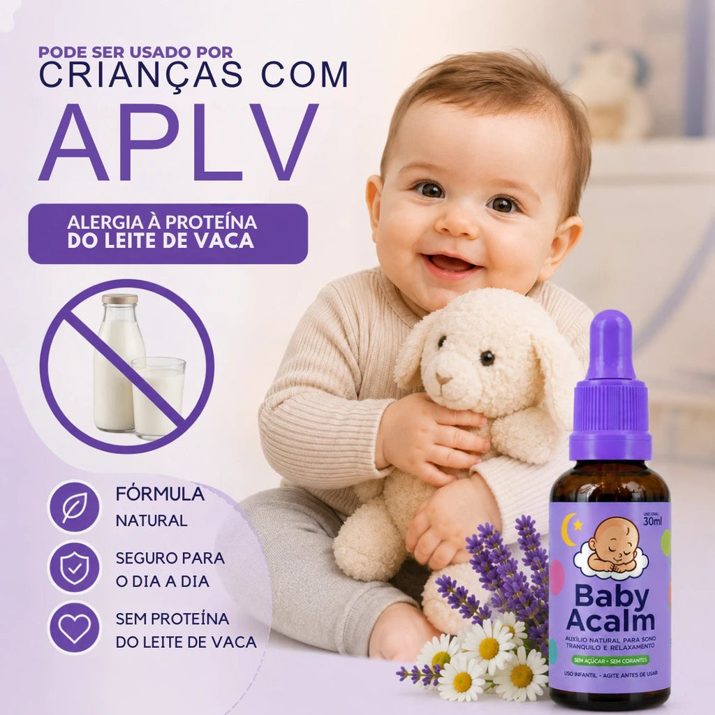 Baby Acalm 30ml - Auxílio Natural para Sono Profundo, Relaxamento e Equilíbrio Emocional - Linha Baby Essence