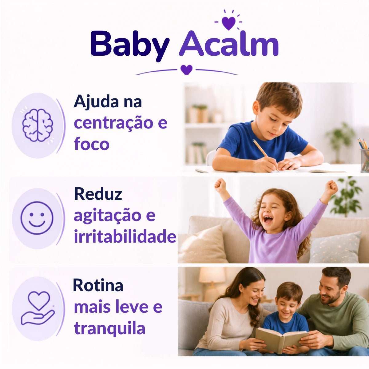 Baby Acalm 30ml - Auxílio Natural para Sono Profundo, Relaxamento e Equilíbrio Emocional - Linha Baby Essence