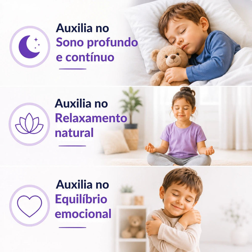 Baby Acalm 30ml - Auxílio Natural para Sono Profundo, Relaxamento e Equilíbrio Emocional - Linha Baby Essence