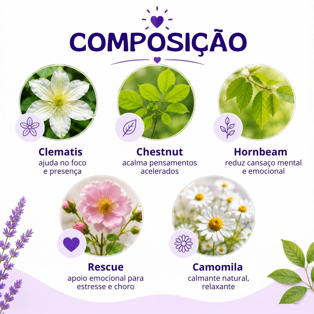 Baby Acalm 30ml - Auxílio Natural para Sono Profundo, Relaxamento e Equilíbrio Emocional - Linha Baby Essence