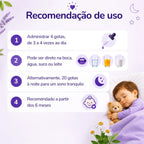 Baby Acalm 30ml - Auxílio Natural para Sono Profundo, Relaxamento e Equilíbrio Emocional - Linha Baby Essence