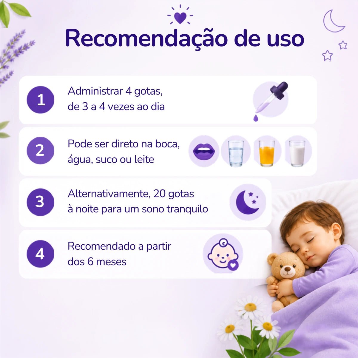 Baby Acalm 30ml - Auxílio Natural para Sono Profundo, Relaxamento e Equilíbrio Emocional - Linha Baby Essence