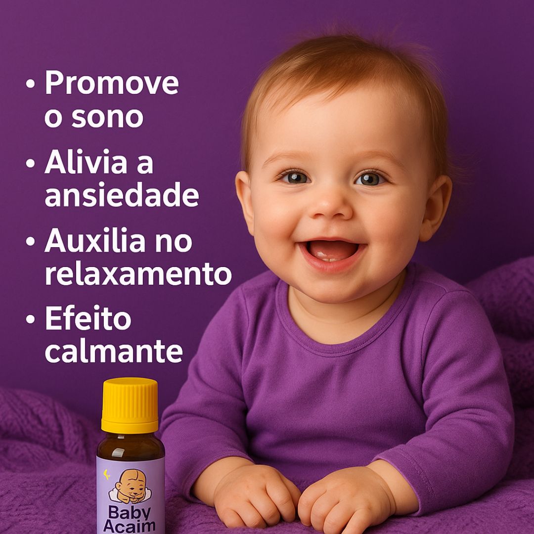 Baby Acalm 30ml - Auxílio Natural para Sono Profundo e Bebê Calmo