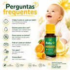 Baby D 20ml - Suplemento alimentar à base de Vitamina D3 - Linha Baby Essence