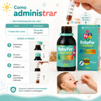 Baby Fer 60ml - Suplemento alimentar de Ferro Albion, Zinco Albion e Vitaminas A e D - Linha Baby Essence