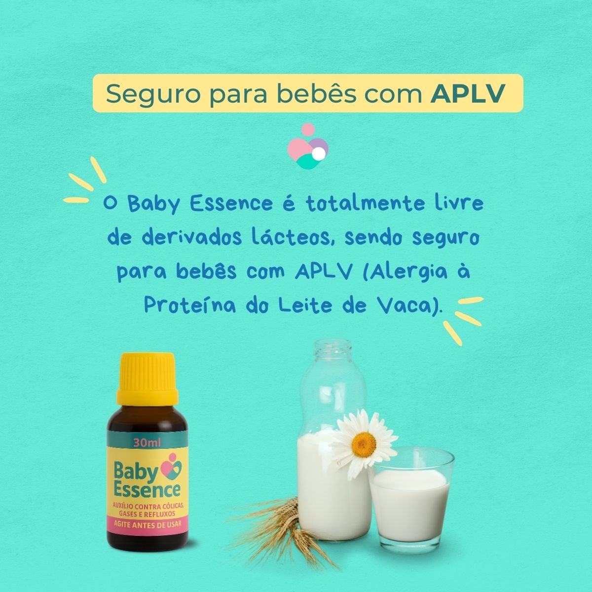 Baby Essence 30ml – Alívio Natural da Cólica, Gases, Refluxo e Disquesia - Linha Baby Essence