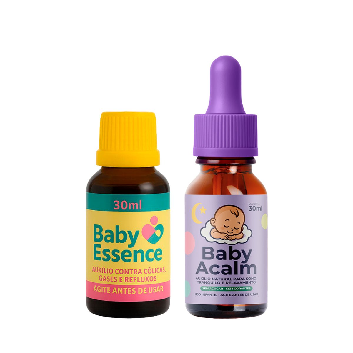 KIT NOITES TRANQUILAS - Baby Acalm + Baby Essence - Linha Baby Essence