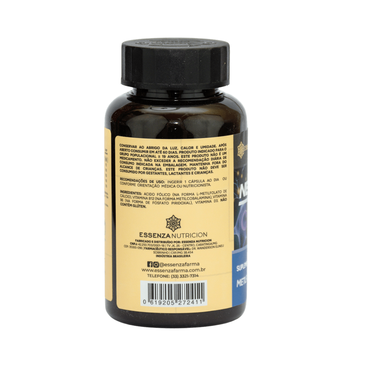 Neurofolim 60 Cápsulas - Vitaminas para Gestantes e Desenvolvimento Neural do Feto - Linha Baby Essence