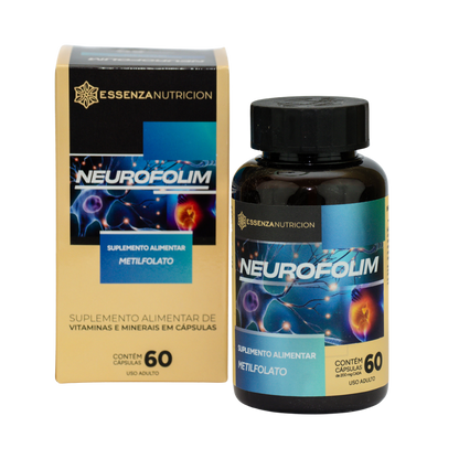 Neurofolim 60 Cápsulas - Vitaminas para Gestantes e Desenvolvimento Neural do Feto - Linha Baby Essence
