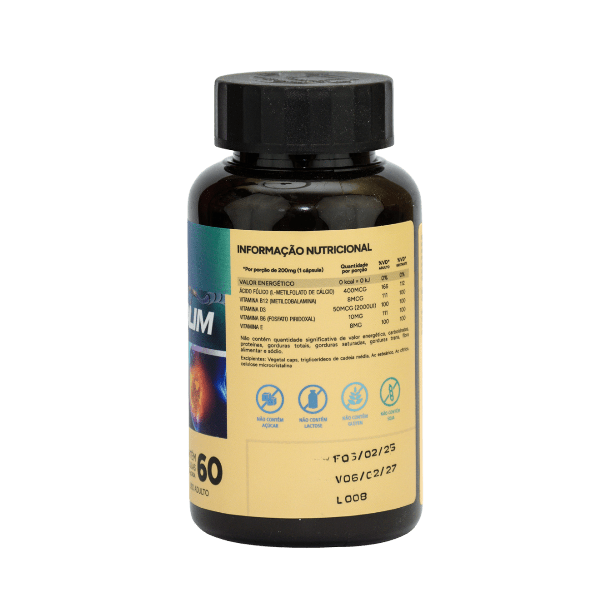 Neurofolim 60 Cápsulas - Vitaminas para Gestantes e Desenvolvimento Neural do Feto - Linha Baby Essence