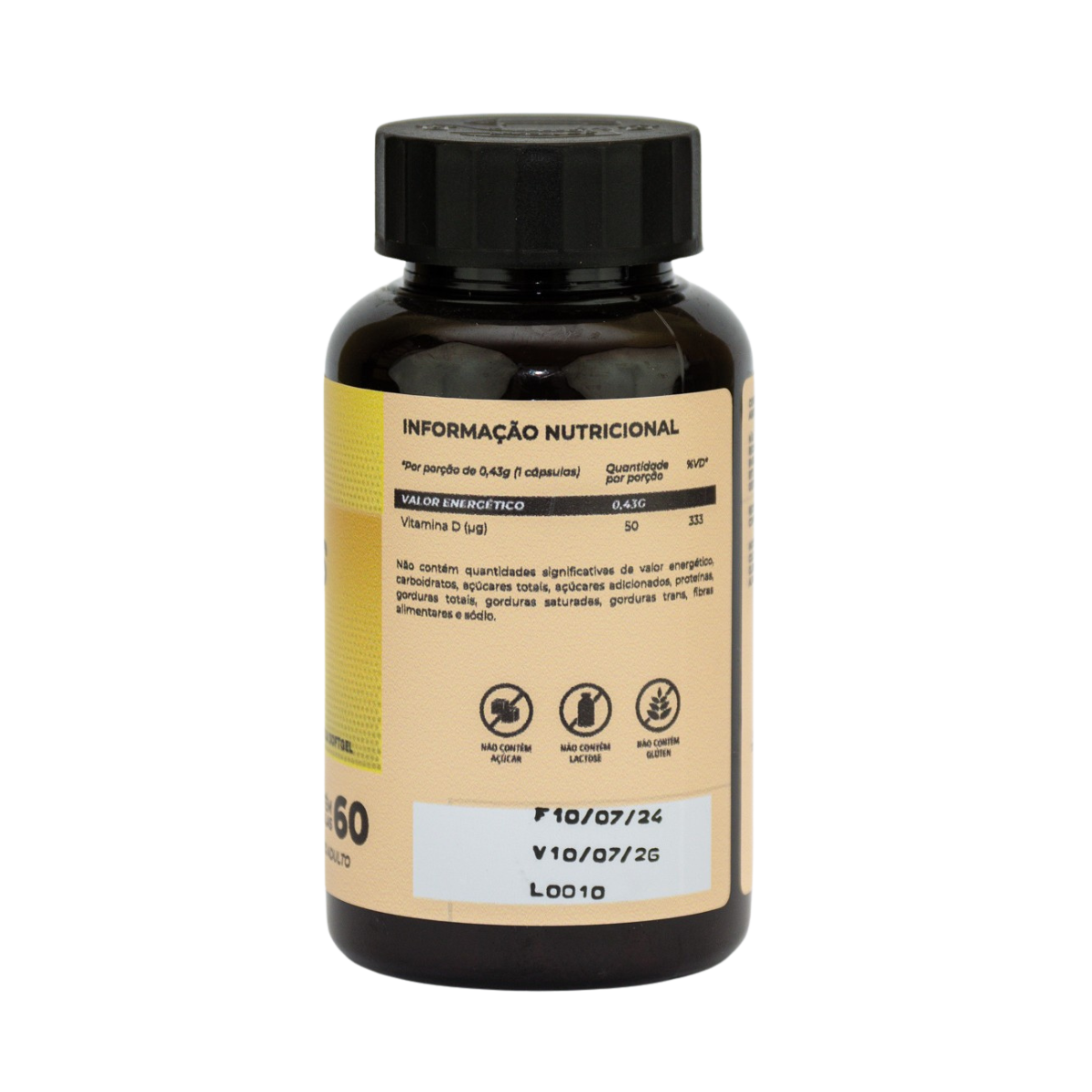 DTRESS Vitamina D3 2000 UI 60 cápsulas - Suporte Imunológico e Ósseo para Mamães e Gestantes