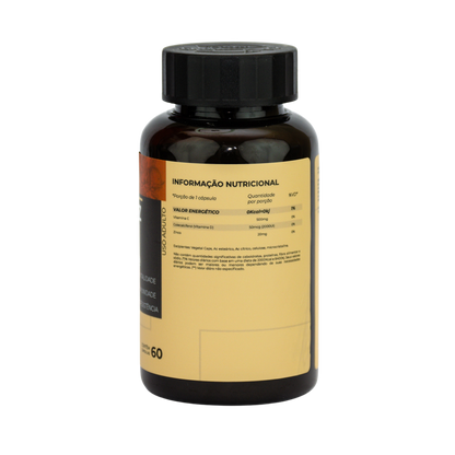 Ascorb Z Vitamina C + Zinco 60 Cápsulas - Imunidade e suporte nutricional para mamães e gestantes