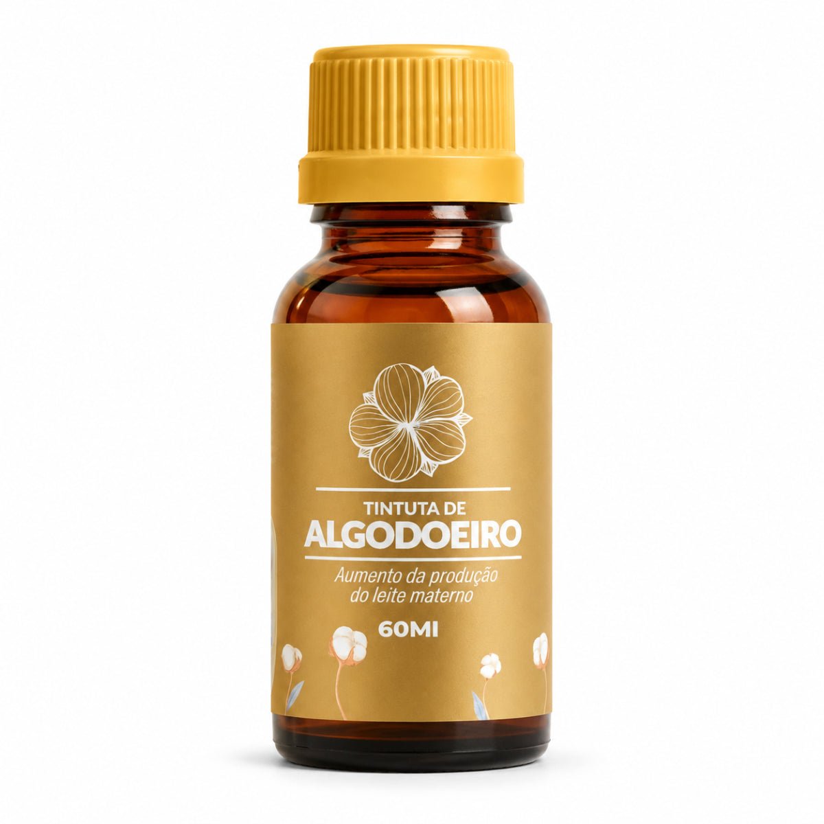 Tintura de Algodoeiro 60ml - Apoio Natural à Produção de Leite Materno - Linha Baby Essence