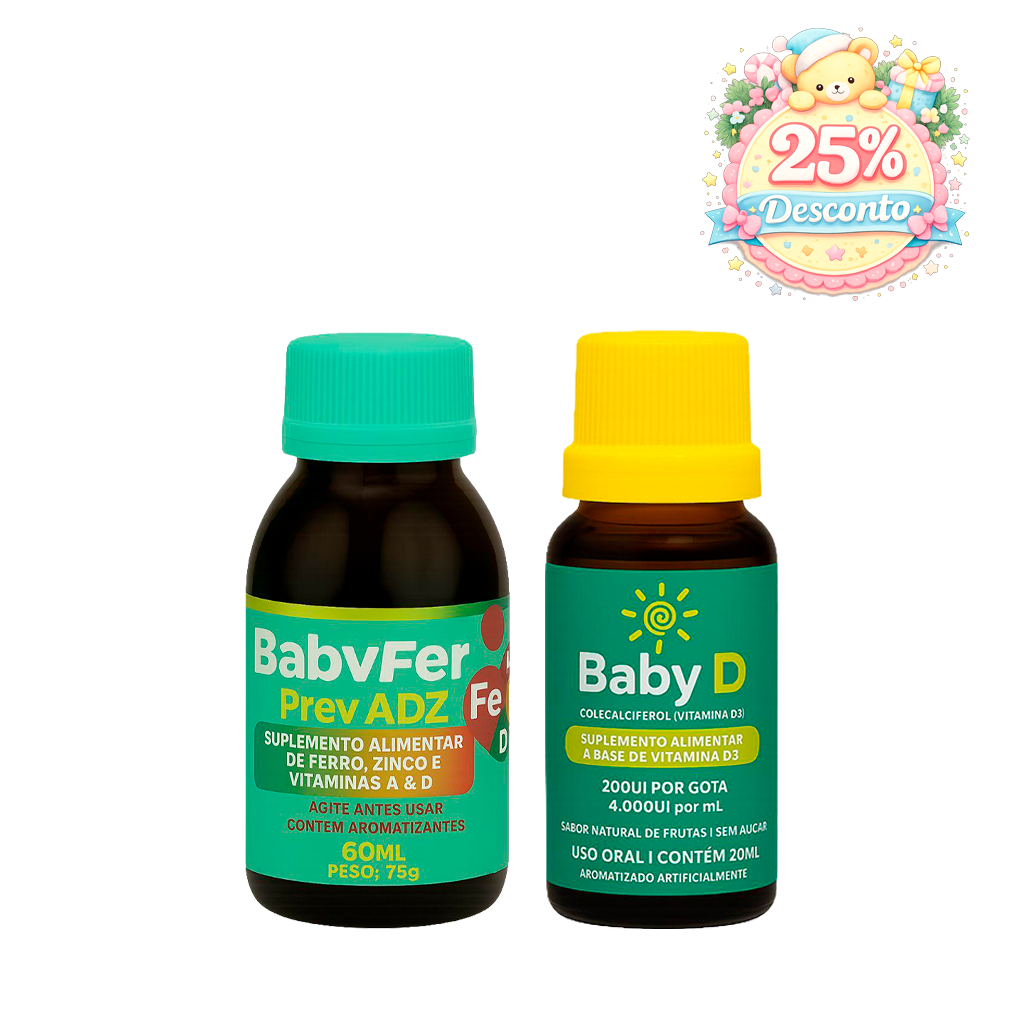KIT CRESCER FORTE - Baby D + Baby Fer