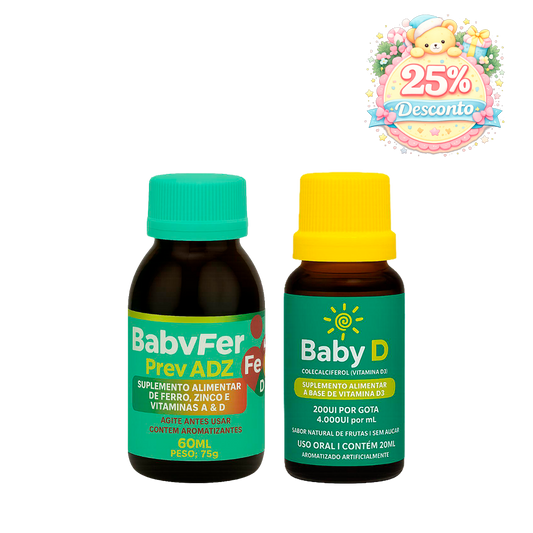 KIT CRESCER FORTE - Baby D + Baby Fer