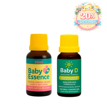 KIT CUIDADO ESSENCIAL  Baby Essence + Baby D