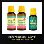 Kit 2 Baby Essence + Baby D com 30% OFF no Baby D - Linha Baby Essence