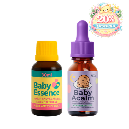 KIT NOITES TRANQUILAS - Baby Acalm + Baby Essence